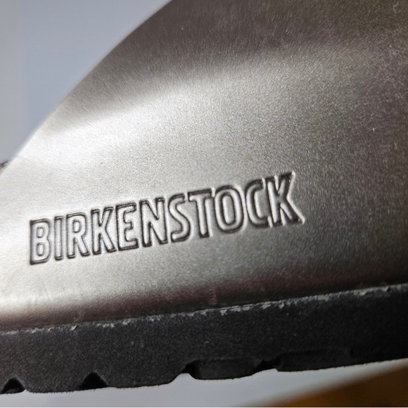 Birkenstock Arizona Gold Sandals Women's 36 5.5 Cork Footbed Vegan Straps - Picture 7 of 9